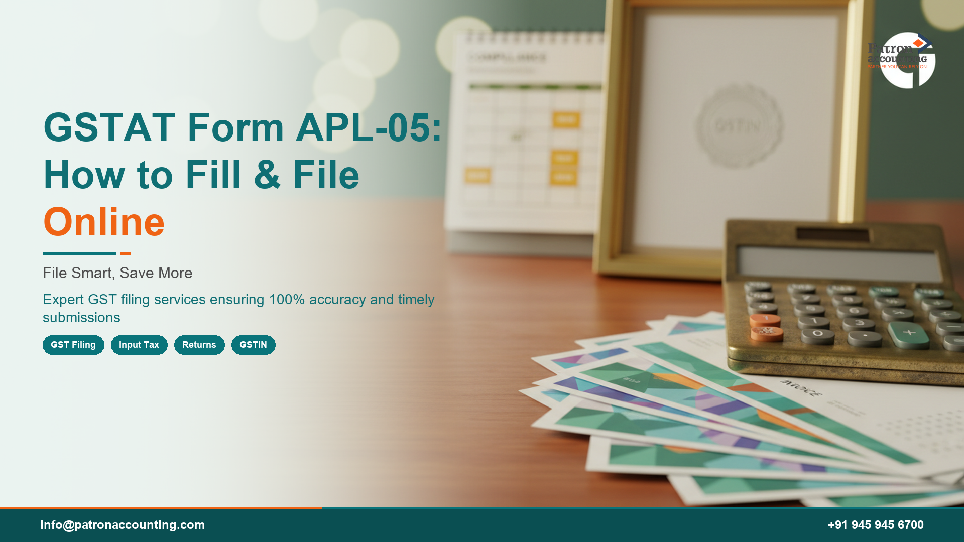 GSTAT Form APL-05: How to Fill & File Online