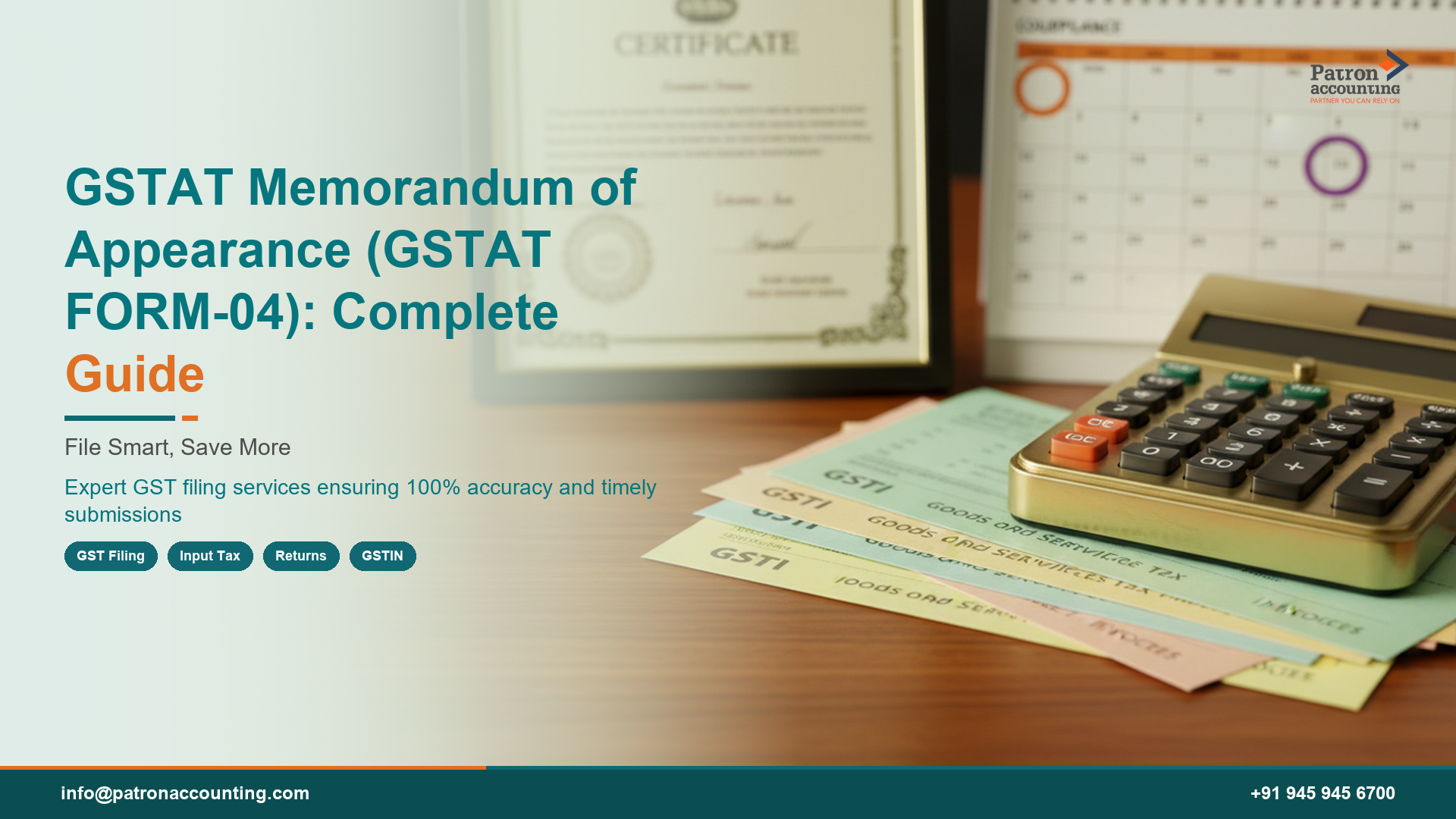 GSTAT Memorandum of Appearance (GSTAT FORM-04): Complete Guide