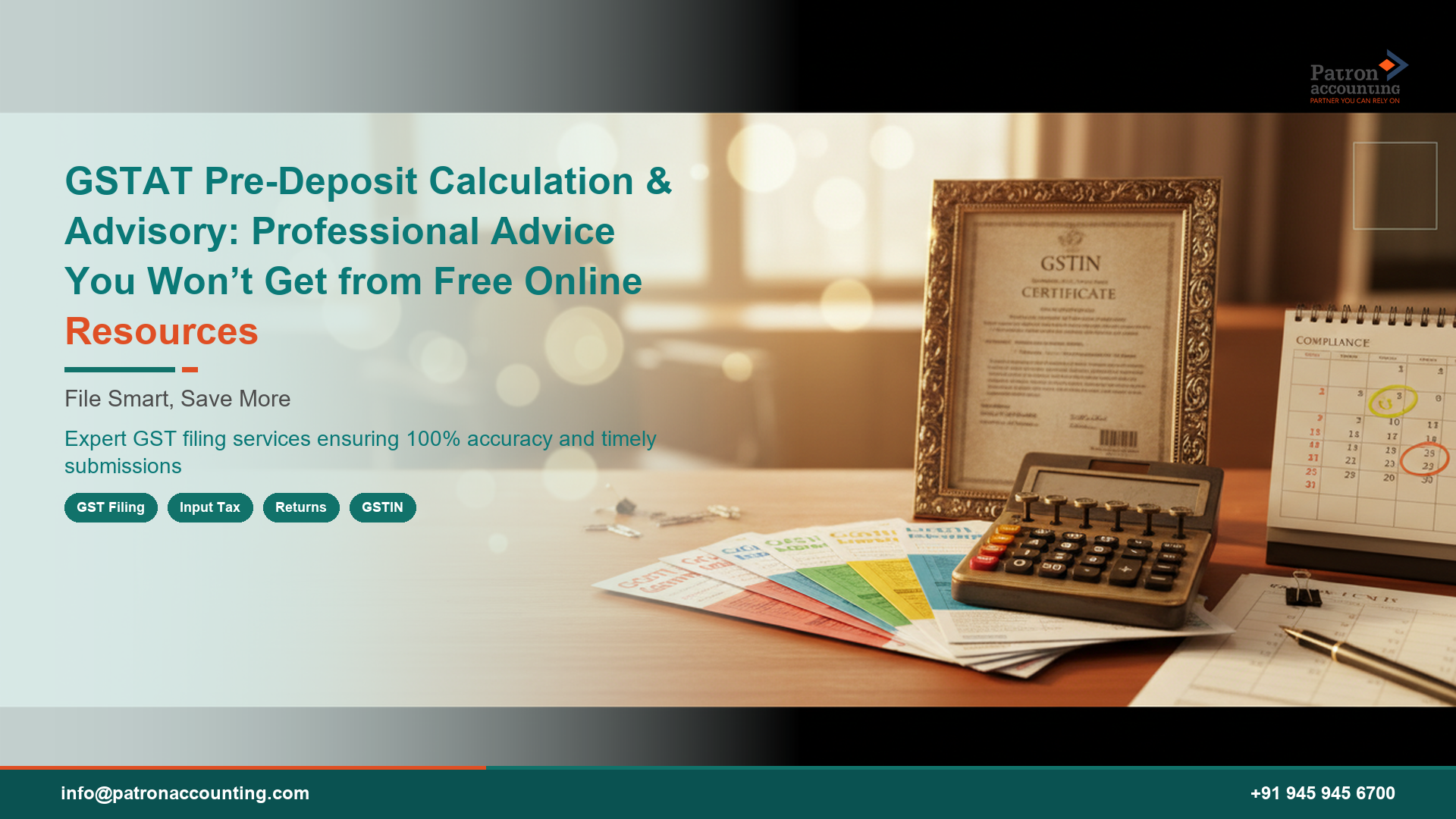 GSTAT Pre-Deposit Calculation & Advisory: Professional Advice You Won’t Get from Free Online Resources