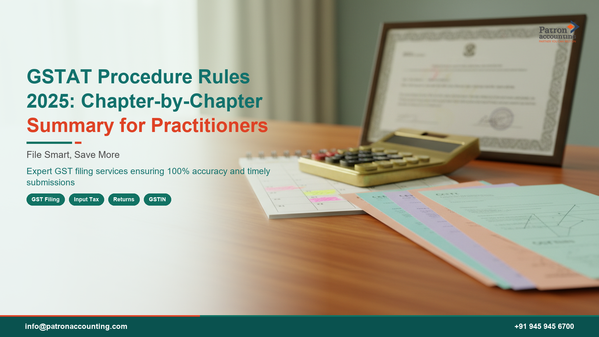 GSTAT Procedure Rules 2025: Chapter-by-Chapter Summary for Practitioners
