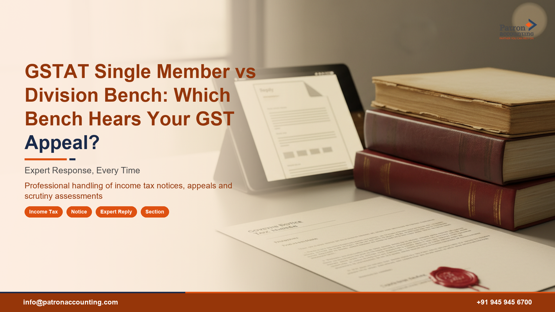 GSTAT Single Member vs Division Bench: Which Bench Hears Your GST Appeal?