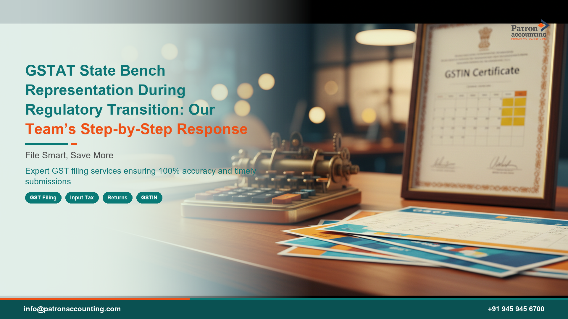 GSTAT State Bench Representation During Regulatory Transition: Our Team’s Step-by-Step Response