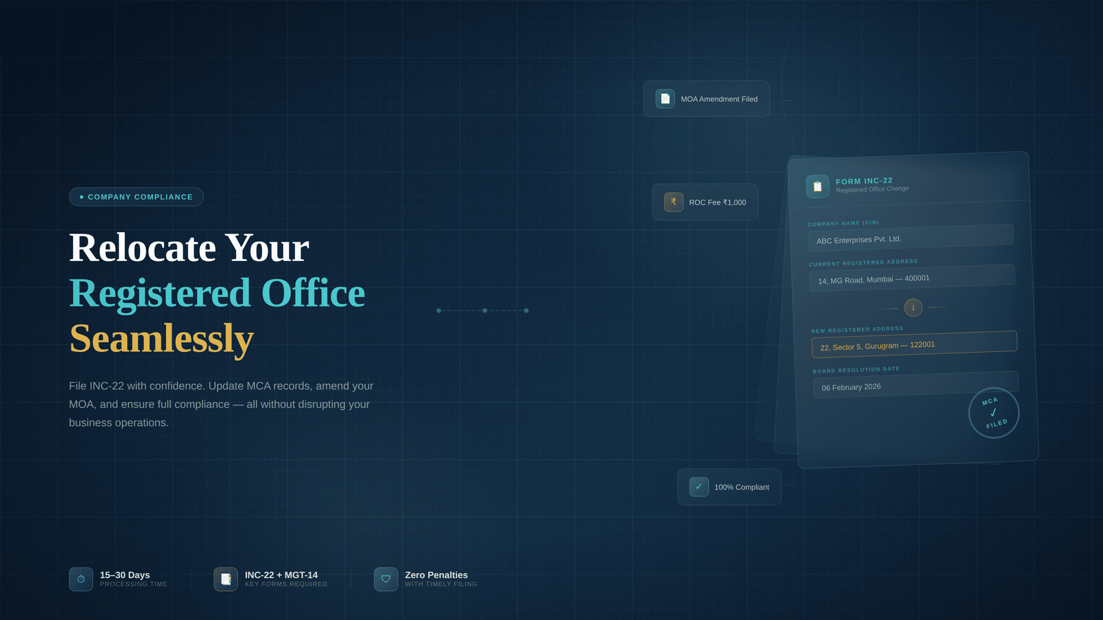 How to Change Registered Office Address of a Company in India