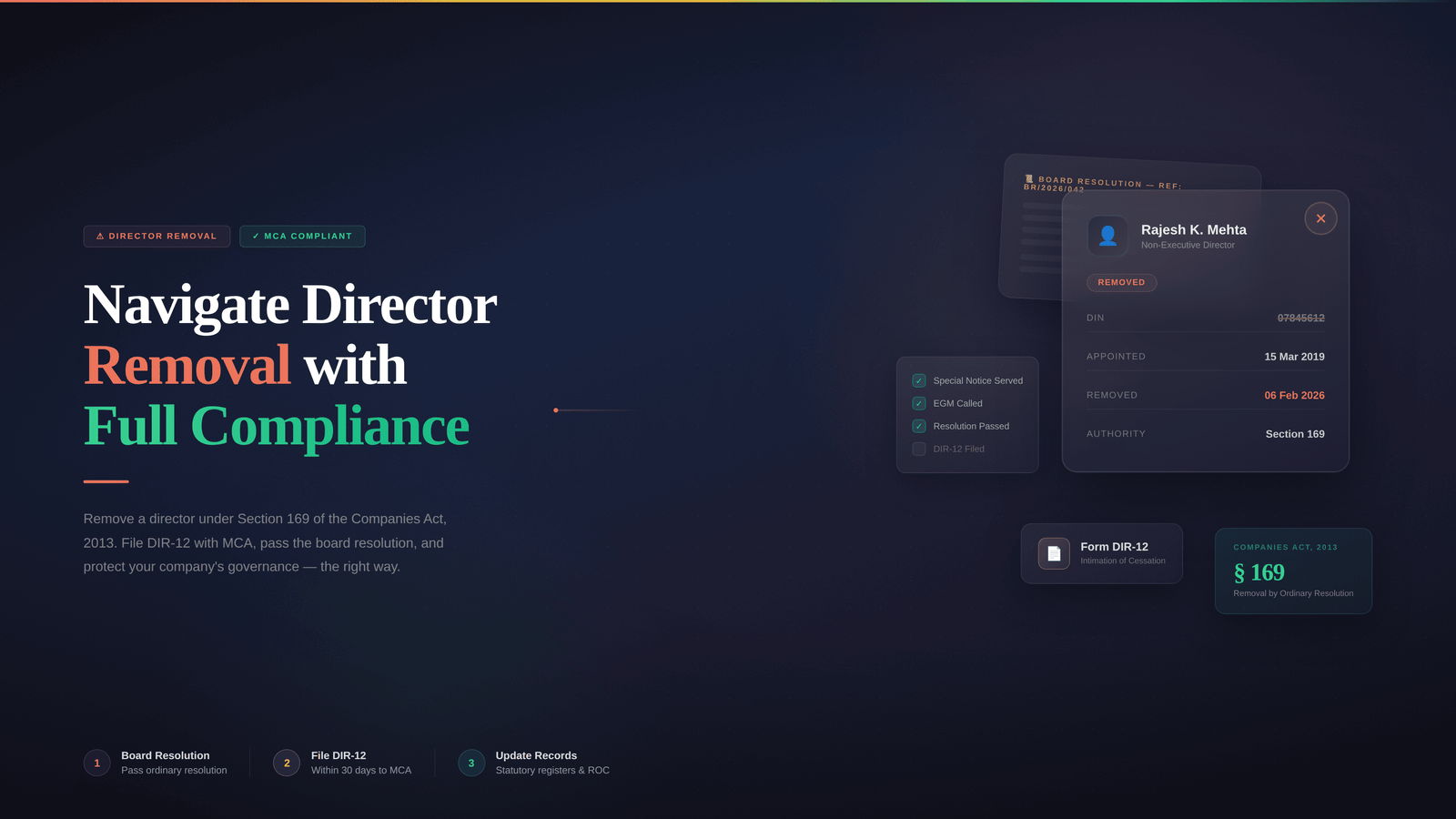 How to Remove a Director from a Company: Complete Legal Guide