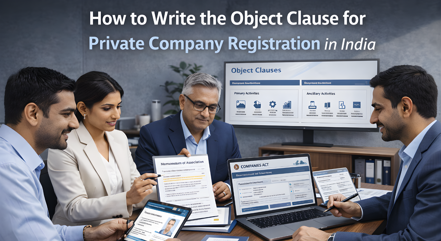 How to Write the Object Clause for Private Company Registration in India