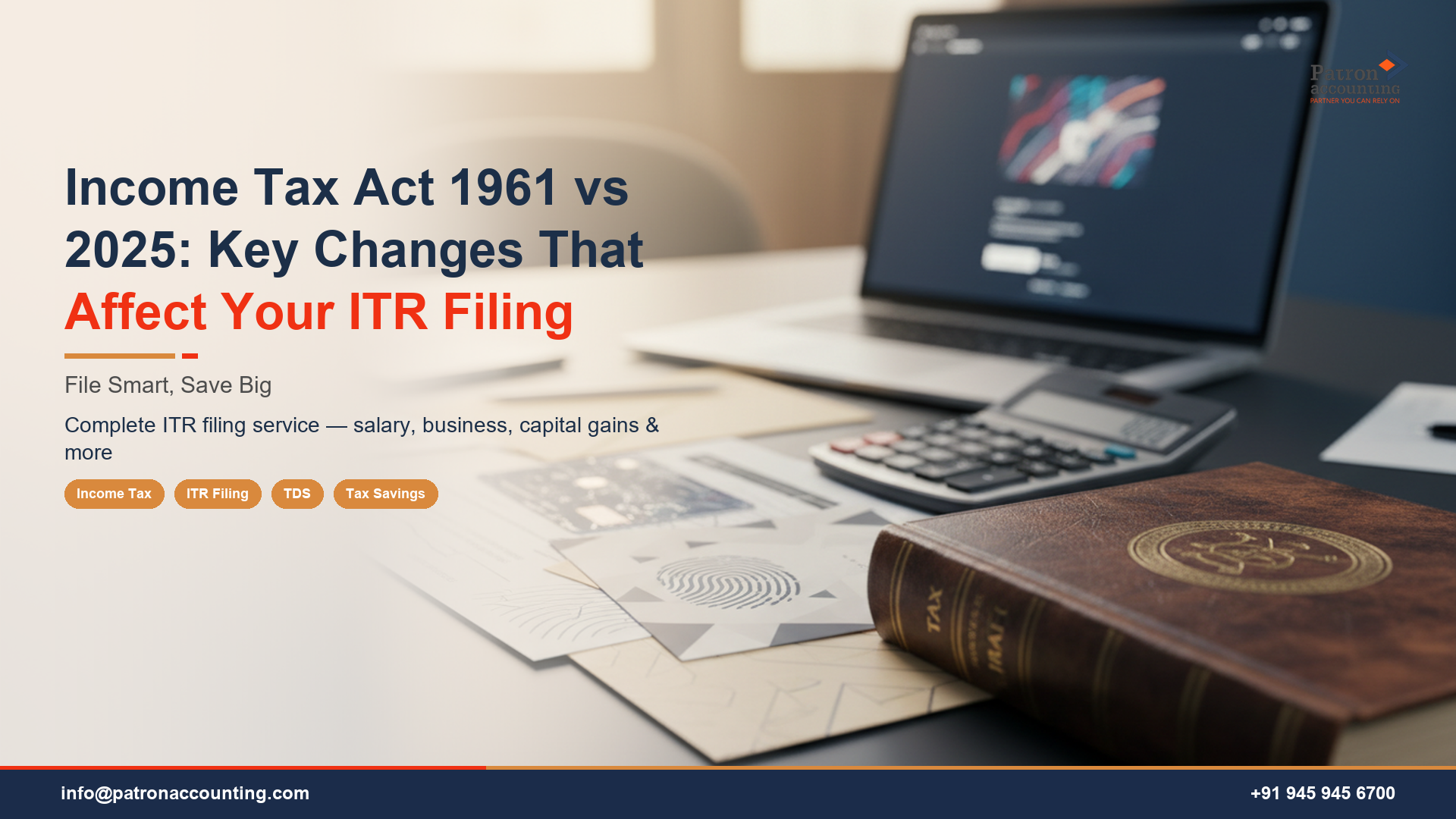 Income Tax Act 1961 vs 2025: Key Changes That Affect Your ITR Filing