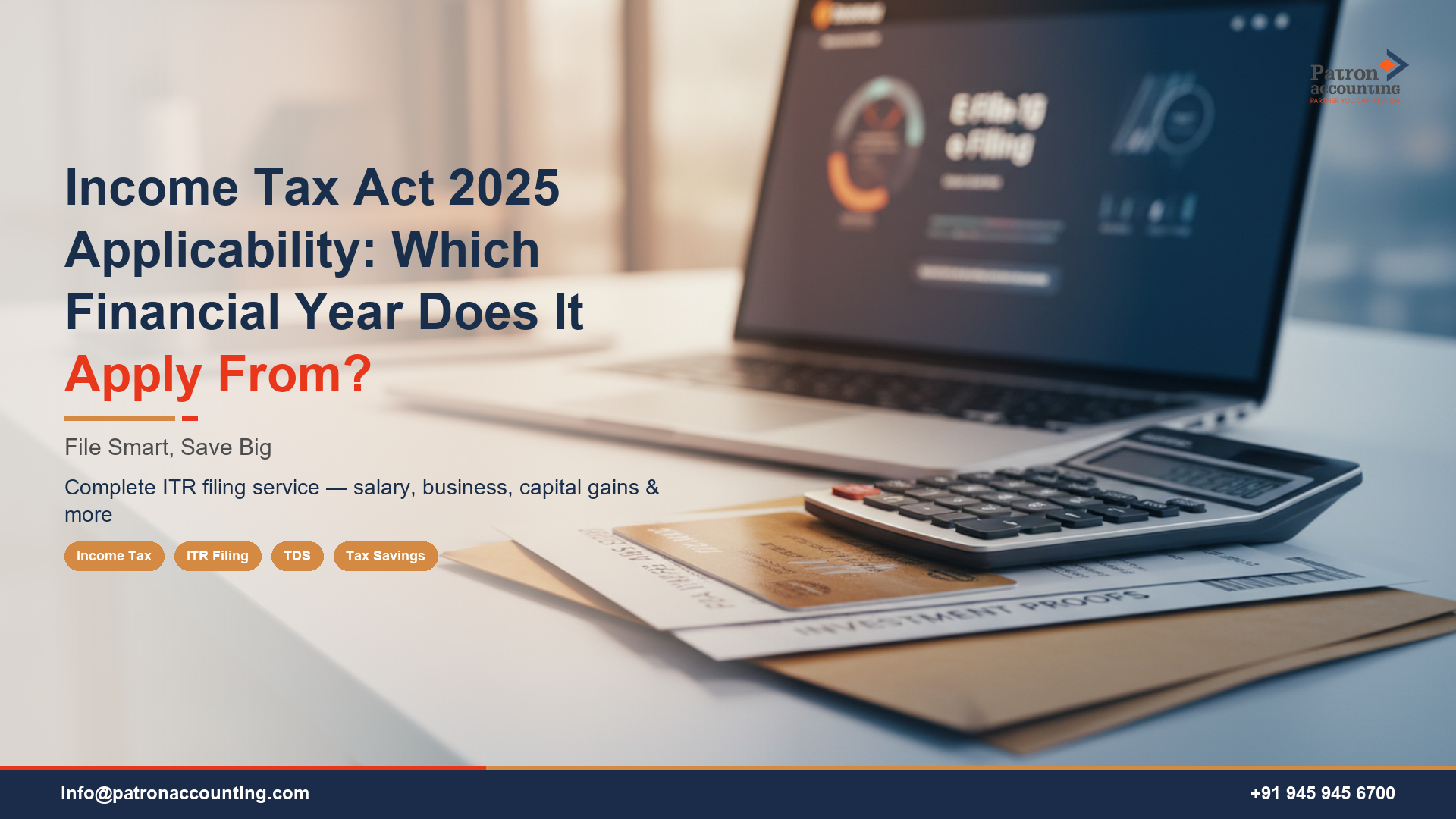 Income Tax Act 2025 Applicability: Which Financial Year Does It Apply From?