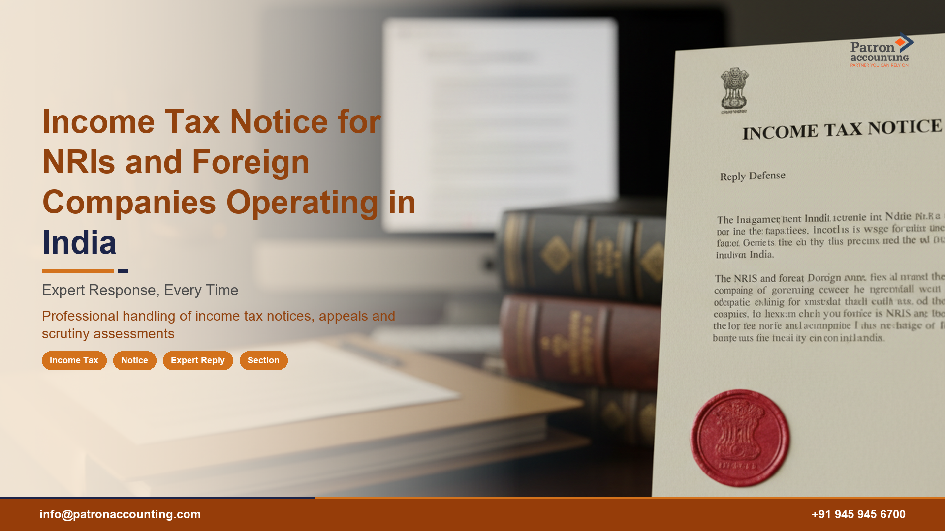Income Tax Notice for NRIs and Foreign Companies Operating in India