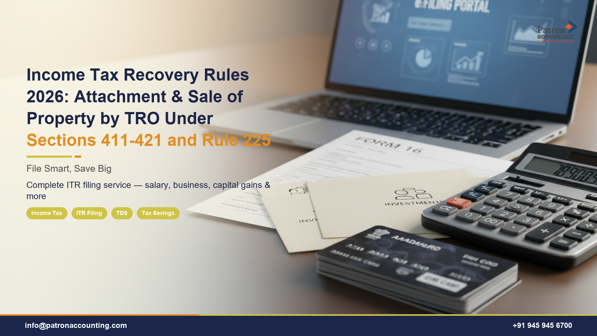 Income Tax Recovery Rules 2026: Attachment & Sale of Property by TRO Under Sections 411-421 and Rule 225