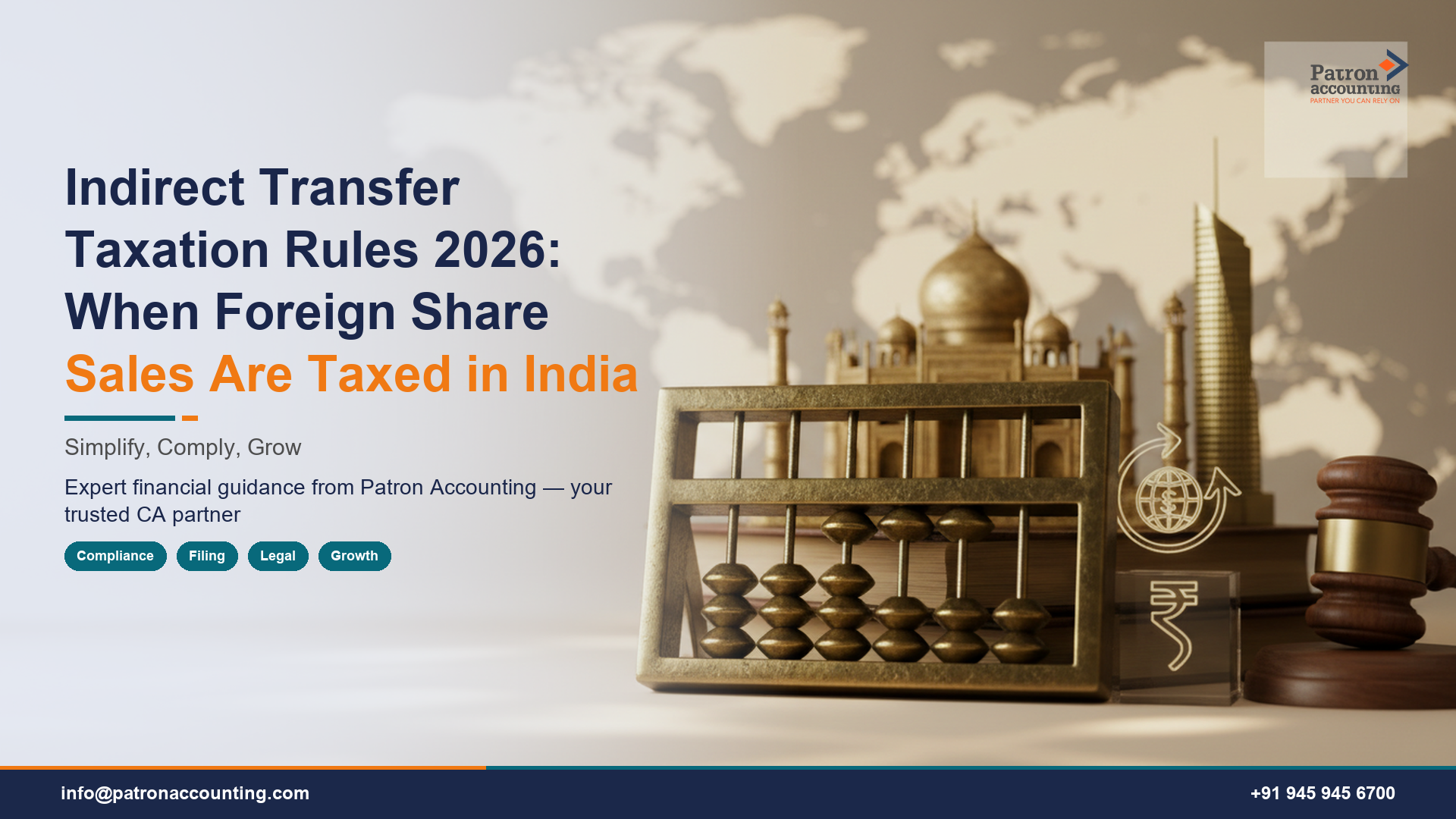 Indirect Transfer Taxation Rules 2026: When Foreign Share Sales Are Taxed in India