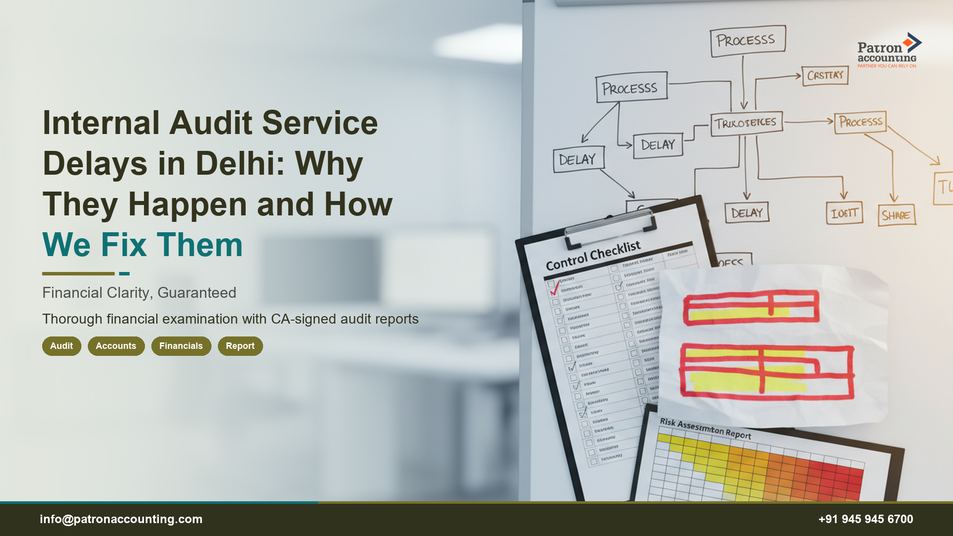 Internal Audit Service Delays in Delhi: Why They Happen and How We Fix Them
