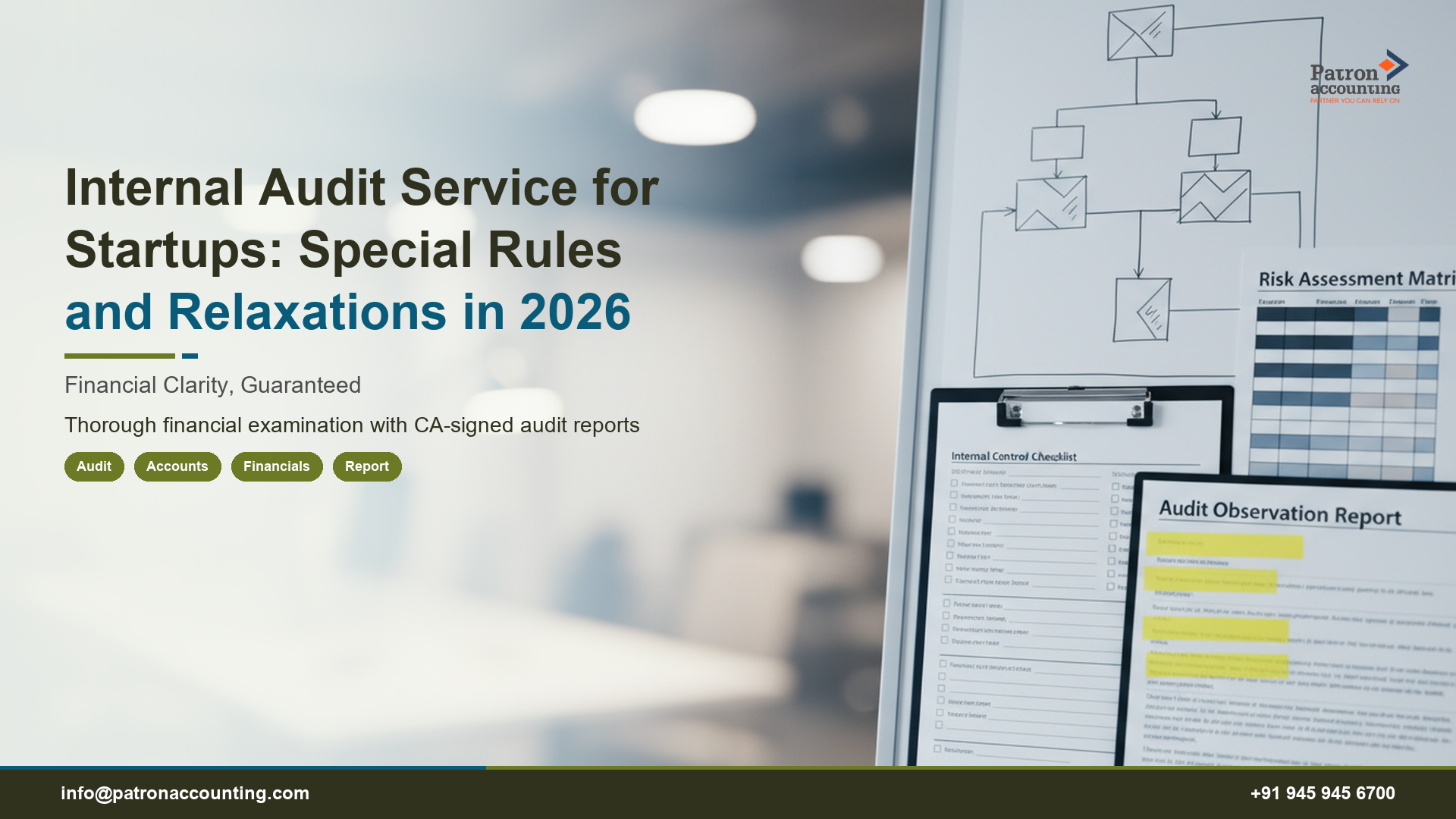 Internal Audit Service for Startups: Special Rules and Relaxations in 2026