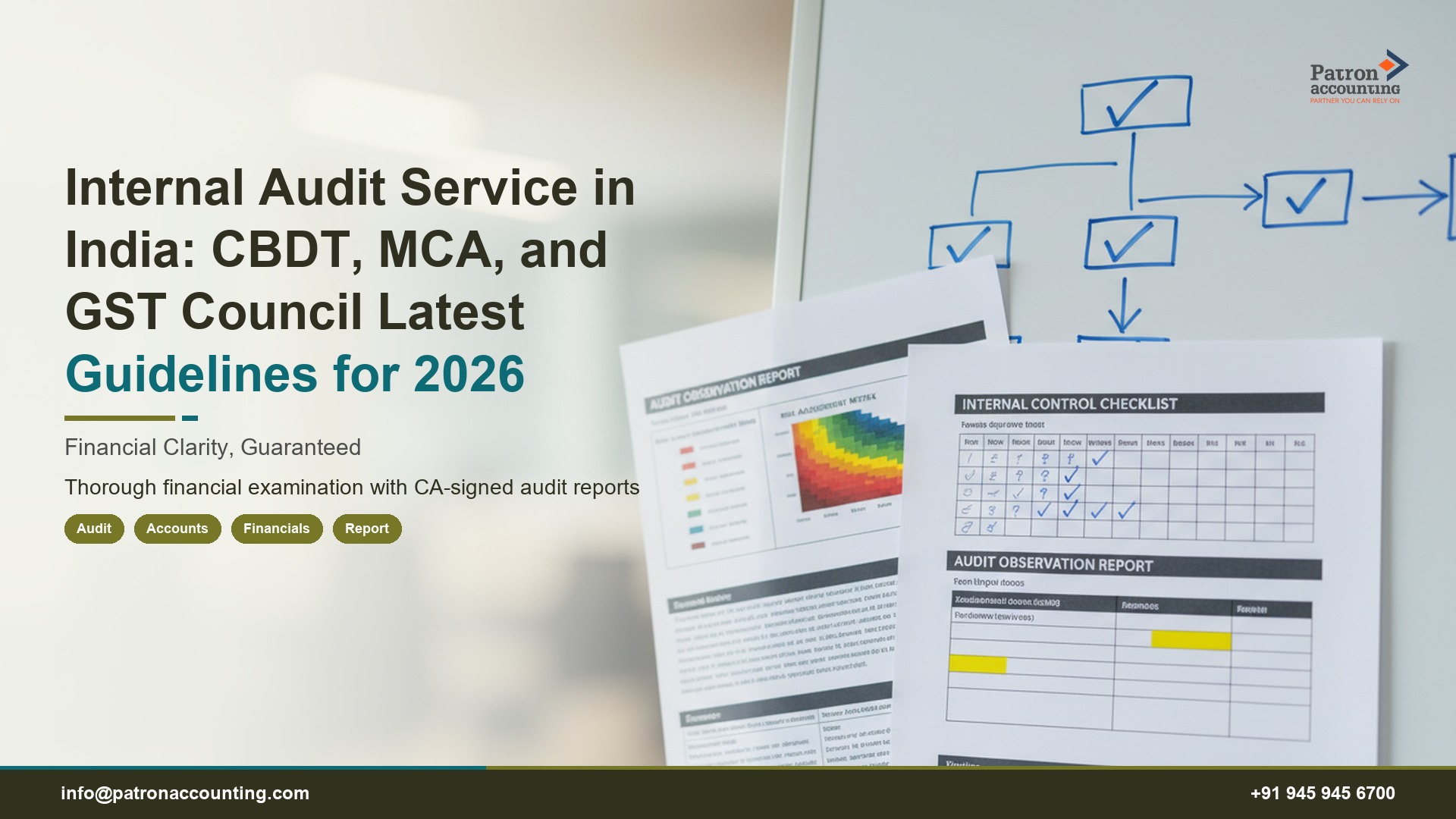 Internal Audit Service in India: CBDT, MCA, and GST Council Latest Guidelines for 2026
