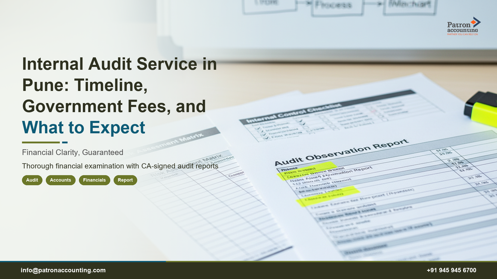 Internal Audit Service in Pune: Timeline, Government Fees, and What to Expect