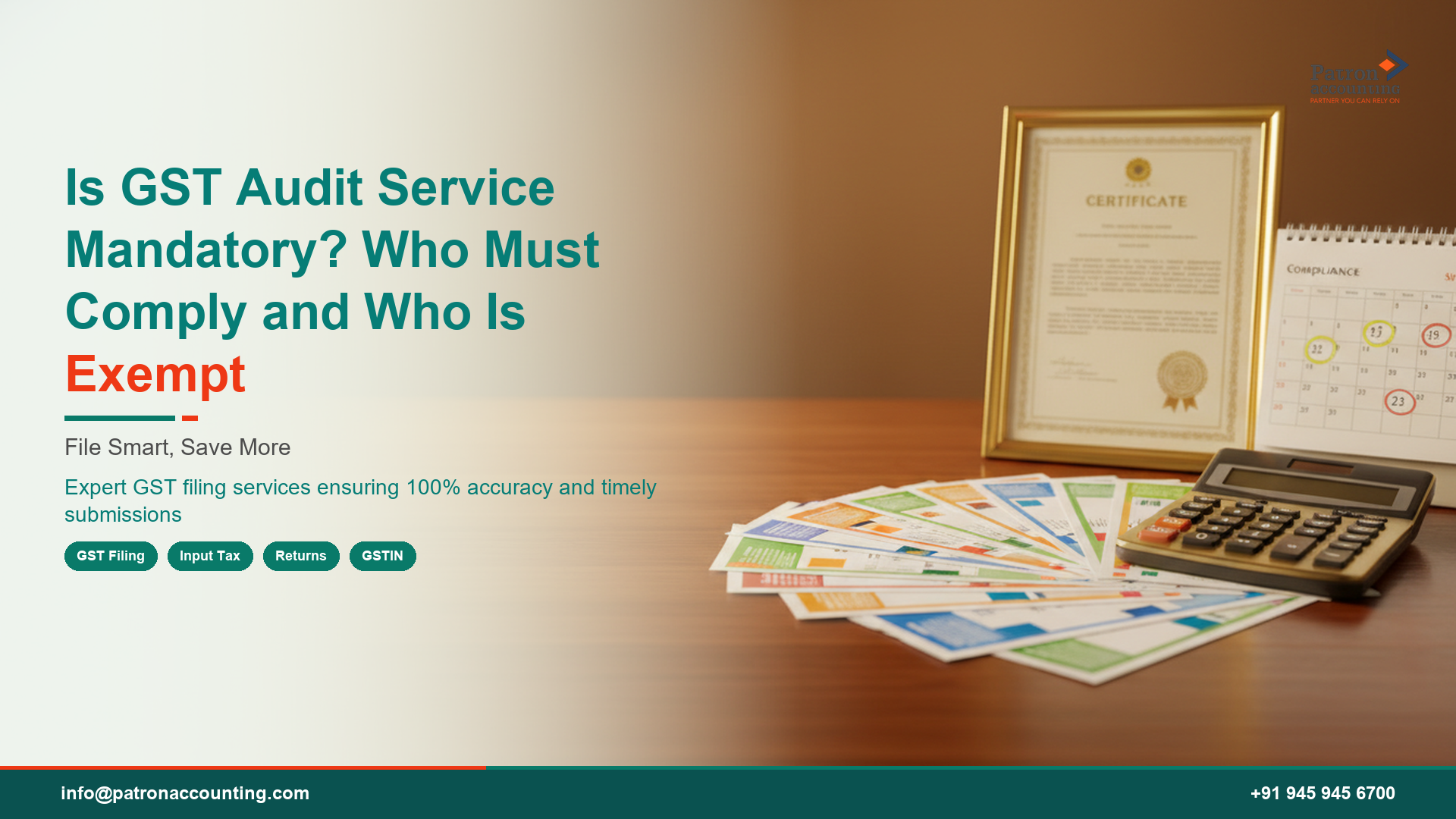 Is GST Audit Service Mandatory? Who Must Comply and Who Is Exempt