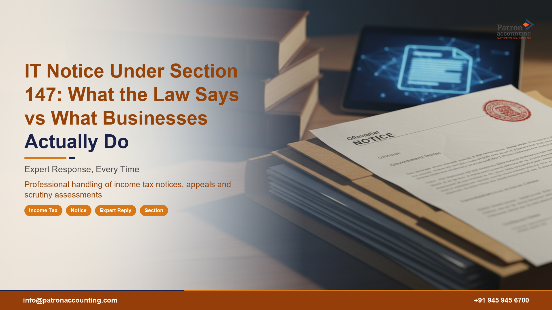 IT Notice Under Section 147: What the Law Says vs What Businesses Actually Do