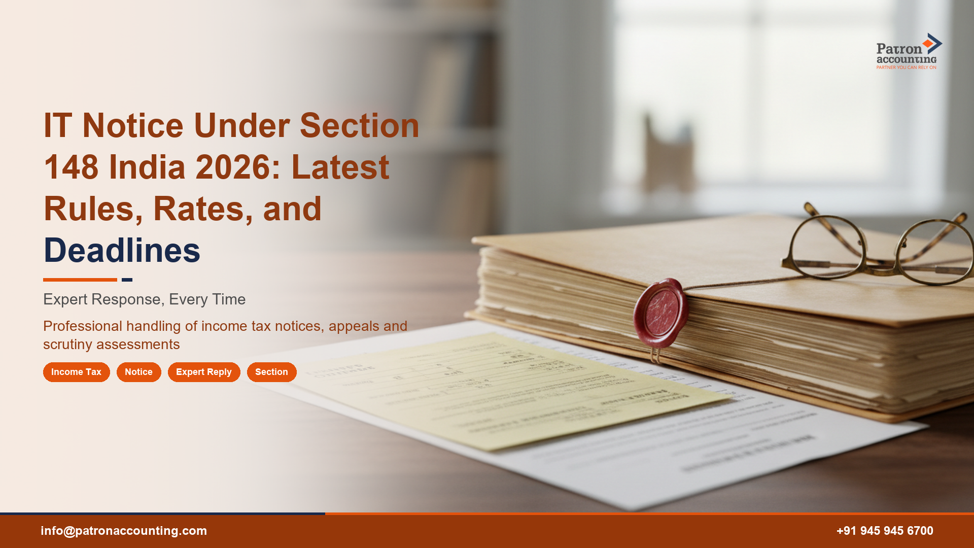 IT Notice Under Section 148 India 2026: Latest Rules, Rates, and Deadlines