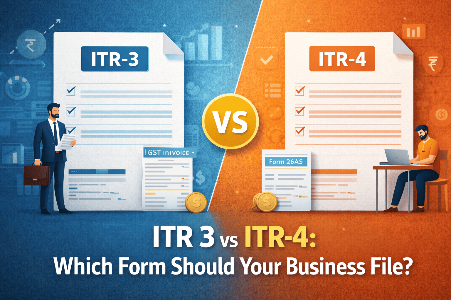 ITR 3 vs ITR 4: Which Form Should Your Business File?