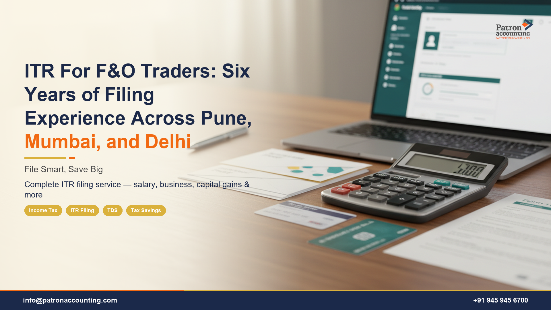 ITR For F&O Traders: Six Years of Filing Experience Across Pune, Mumbai, and Delhi