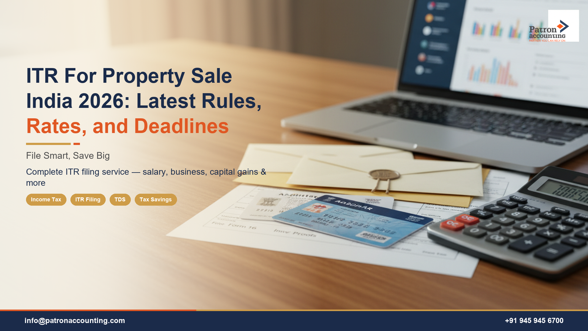 ITR For Property Sale India 2026: Latest Rules, Rates, and Deadlines