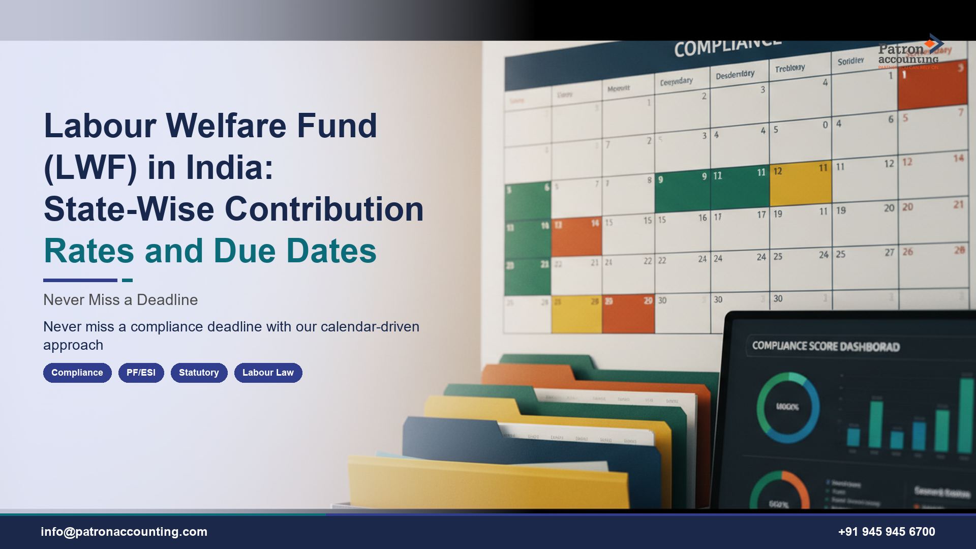 Labour Welfare Fund (LWF) in India: State-Wise Contribution Rates and Due Dates