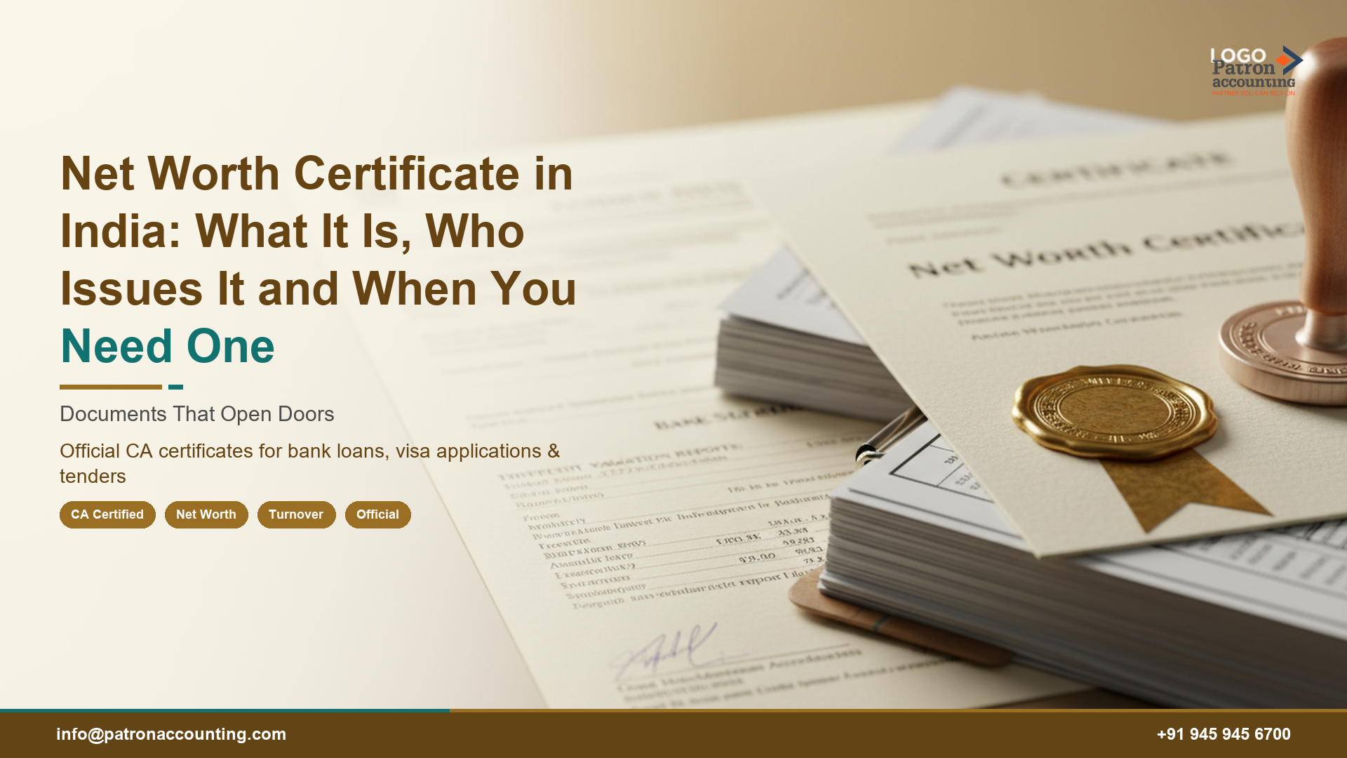 Net Worth Certificate in India: What It Is, Who Issues It and When You Need One