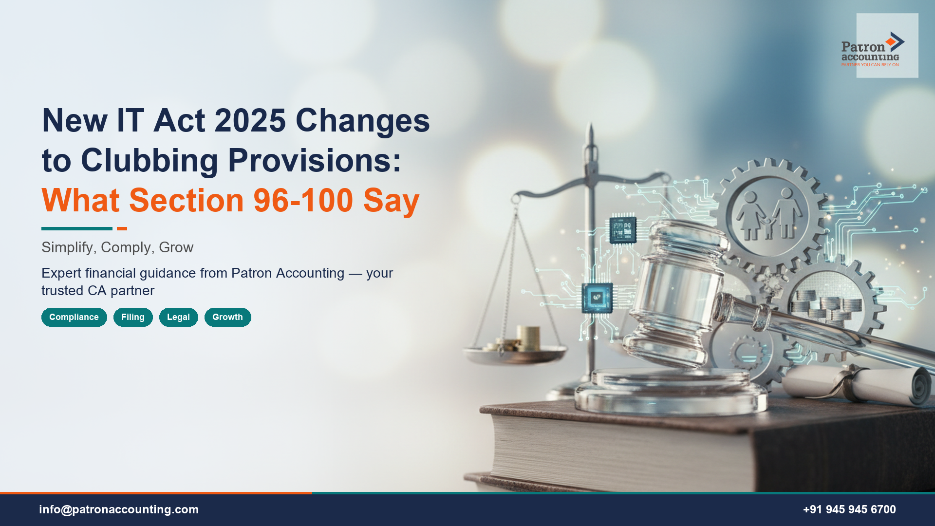 New IT Act 2025 Changes to Clubbing Provisions: What Section 96-100 Say