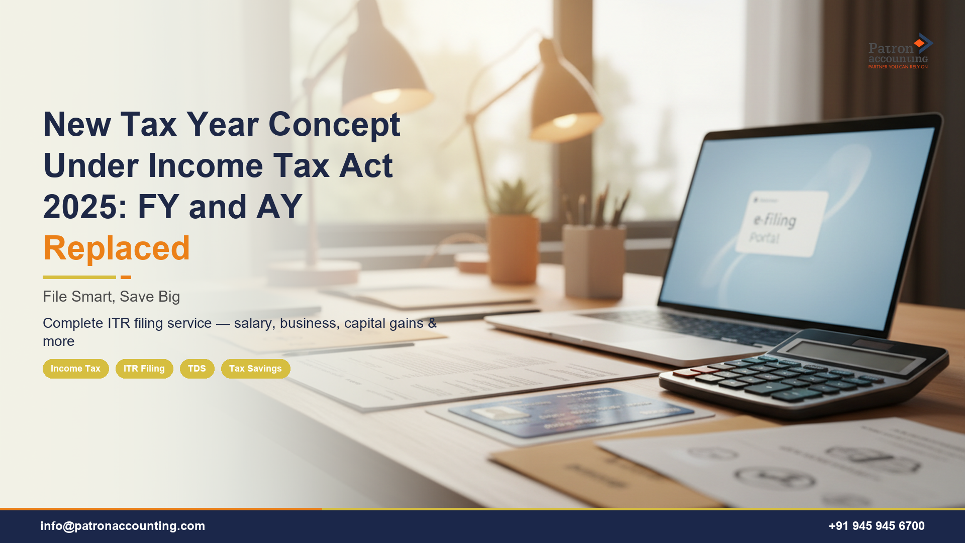 New Tax Year Concept Under Income Tax Act 2025: FY and AY Replaced