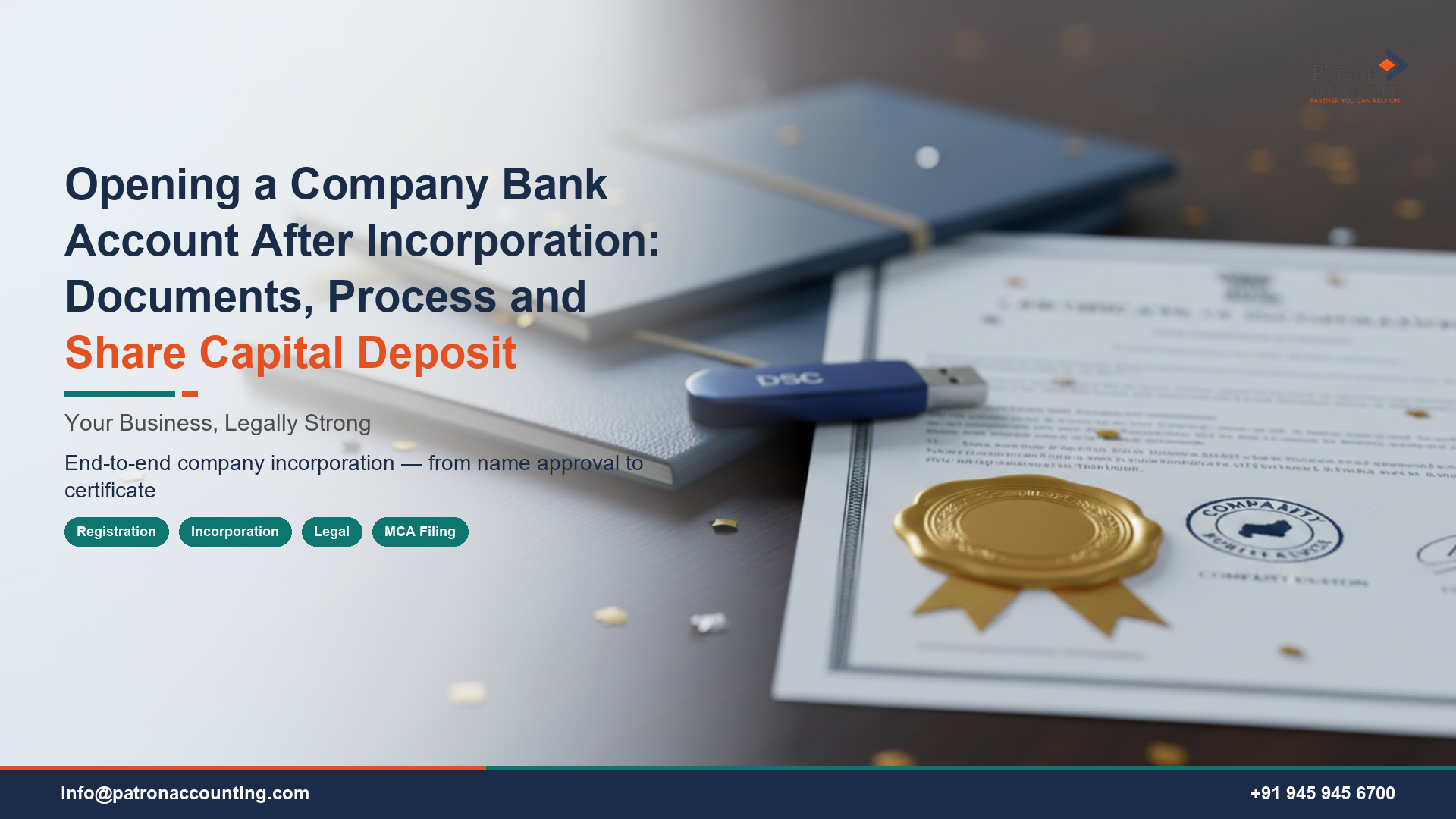 Opening a Company Bank Account After Incorporation: Documents, Process and Share Capital Deposit