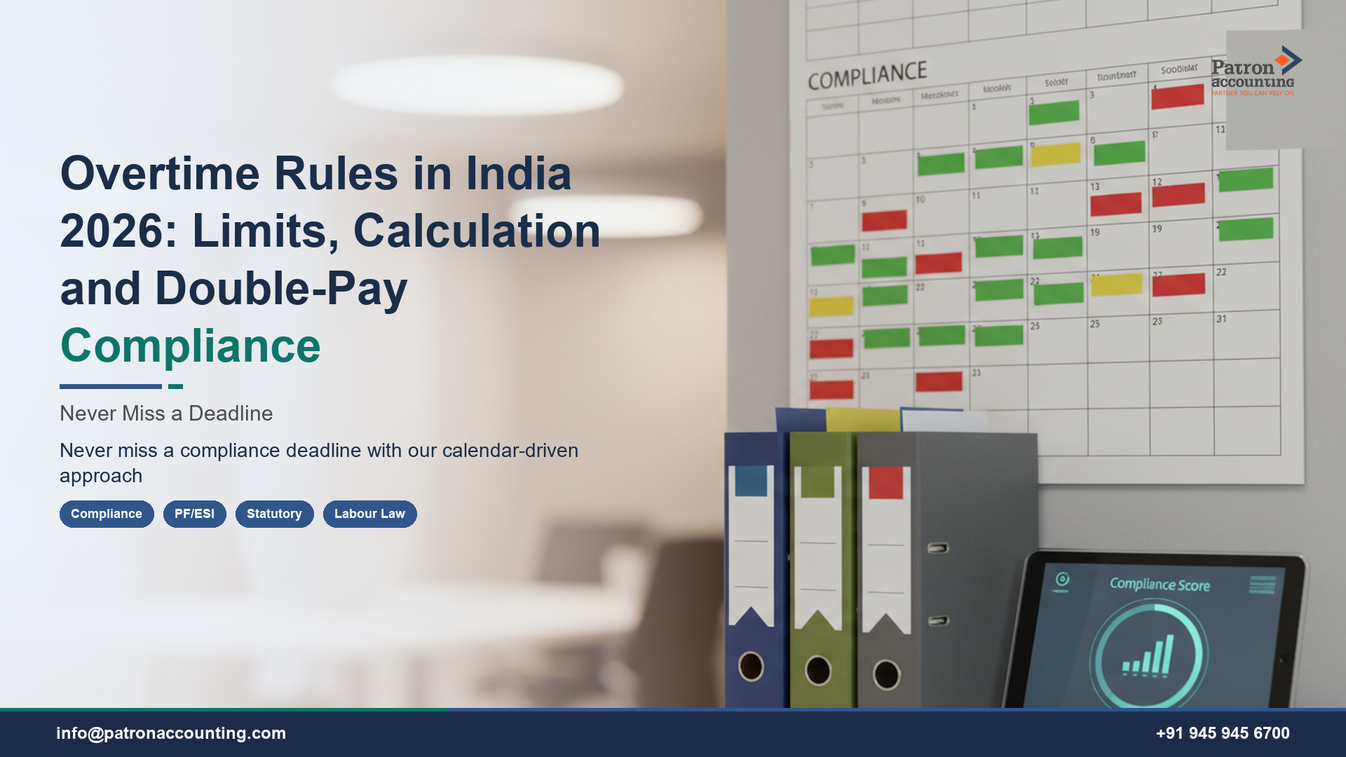 Overtime Rules in India 2026: Limits, Calculation and Double-Pay Compliance