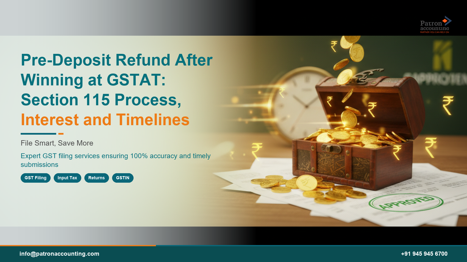 Pre-Deposit Refund After Winning at GSTAT: Section 115 Process, Interest and Timelines