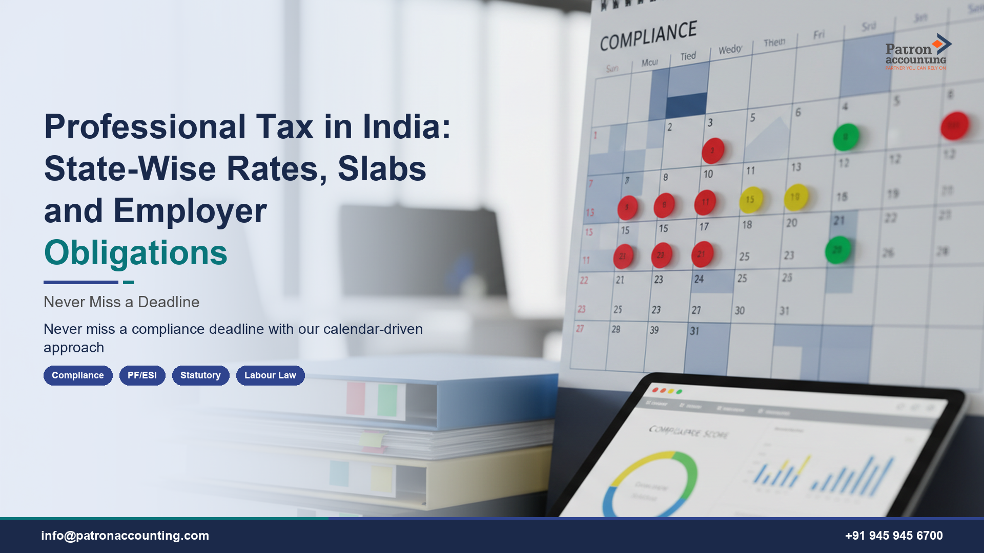 Professional Tax in India: State-Wise Rates, Slabs and Employer Obligations
