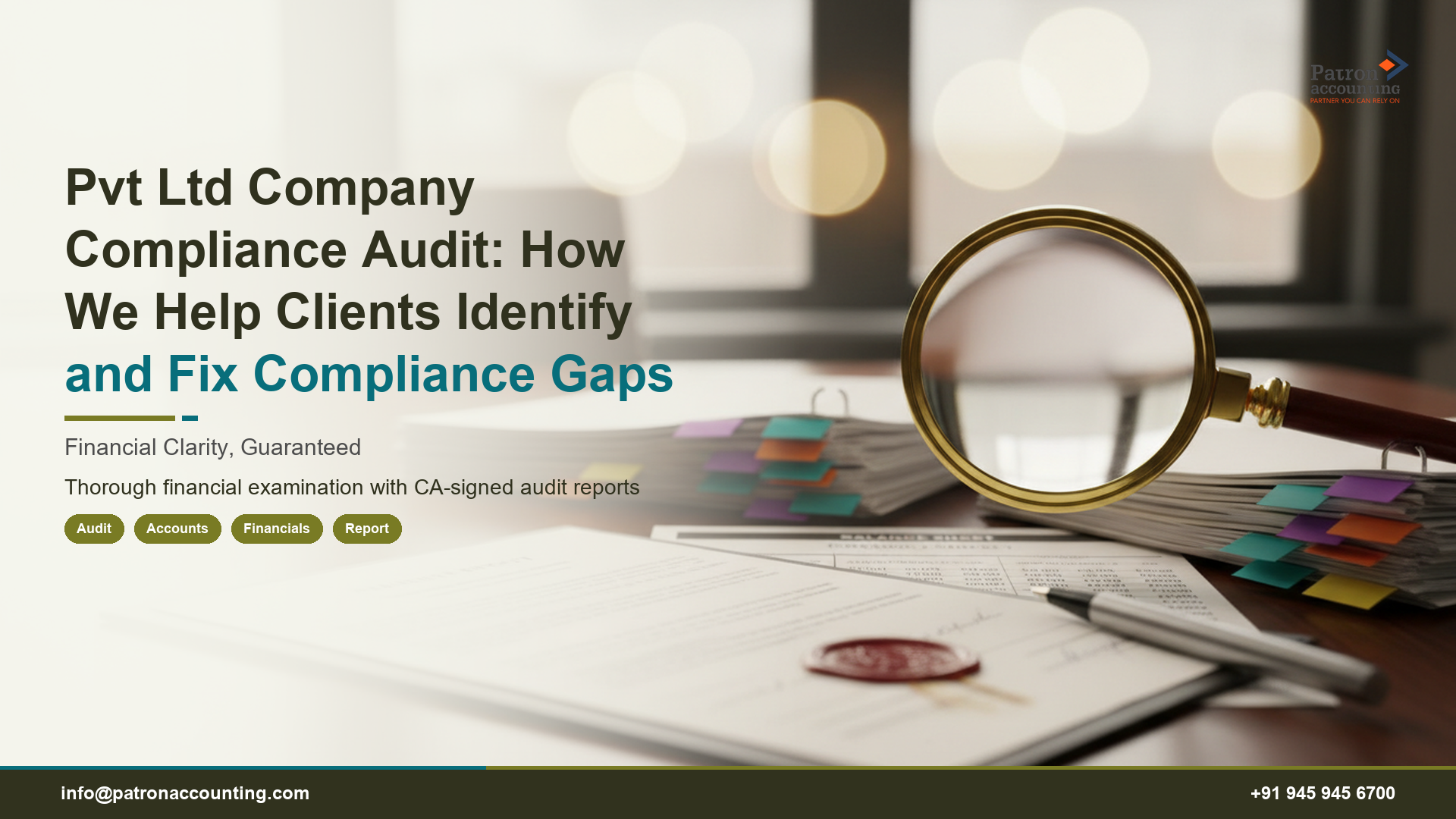 Pvt Ltd Company Compliance Audit: How We Help Clients Identify and Fix Compliance Gaps