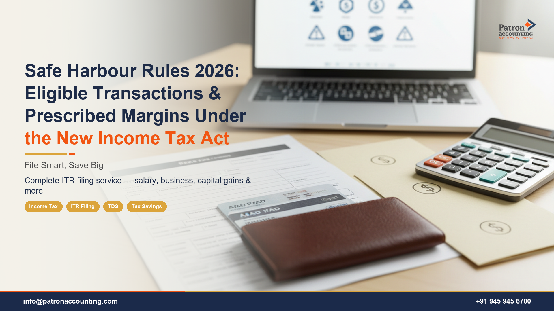 Safe Harbour Rules 2026: Eligible Transactions & Prescribed Margins Under the New Income Tax Act