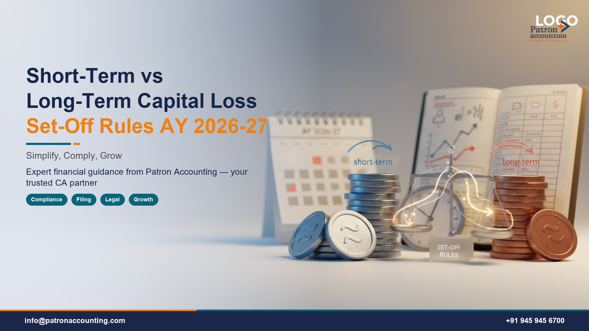 Short-Term vs Long-Term Capital Loss Set-Off Rules AY 2026-27