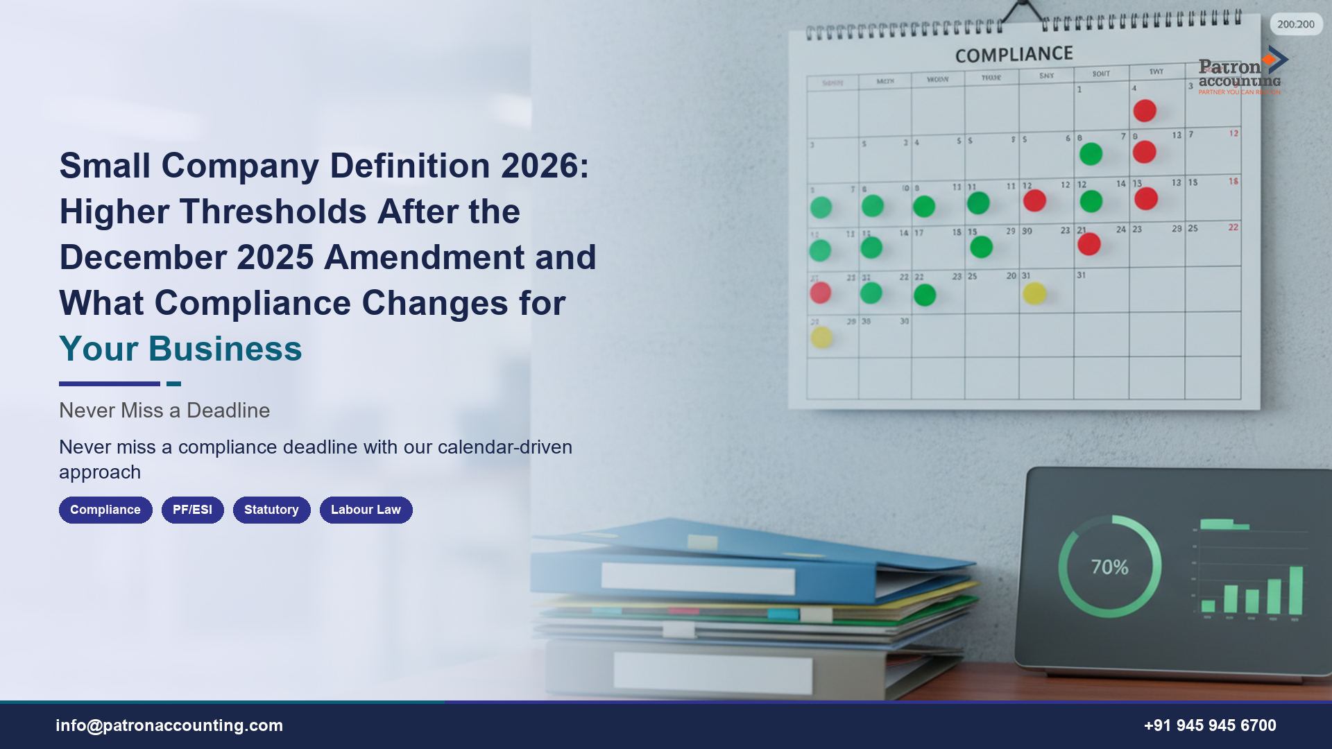 Small Company Definition 2026: Higher Thresholds After the December 2025 Amendment and What Compliance Changes for Your Business