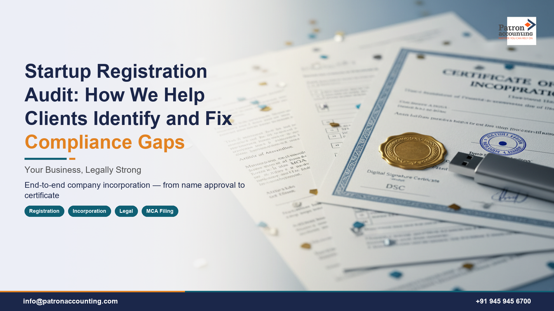 Startup Registration Audit: How We Help Clients Identify and Fix Compliance Gaps