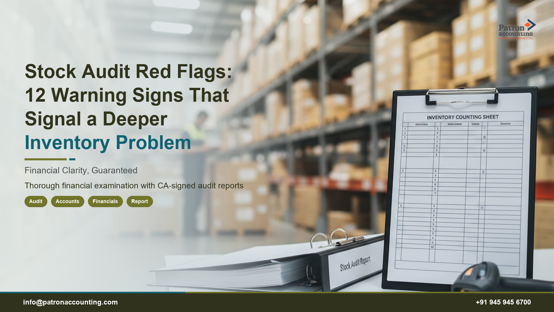 Stock Audit Red Flags: 12 Warning Signs That Signal a Deeper Inventory Problem