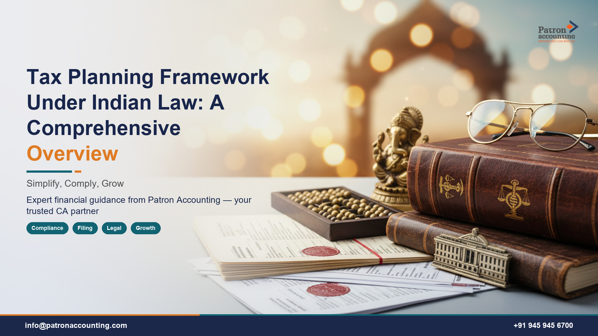 Tax Planning Framework Under Indian Law: A Comprehensive Overview