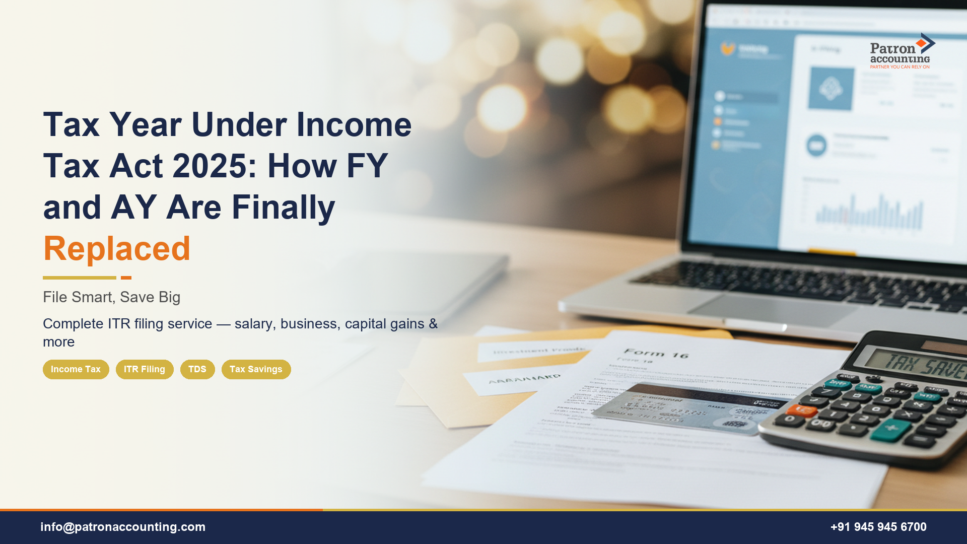 Tax Year Under Income Tax Act 2025: How FY and AY Are Finally Replaced
