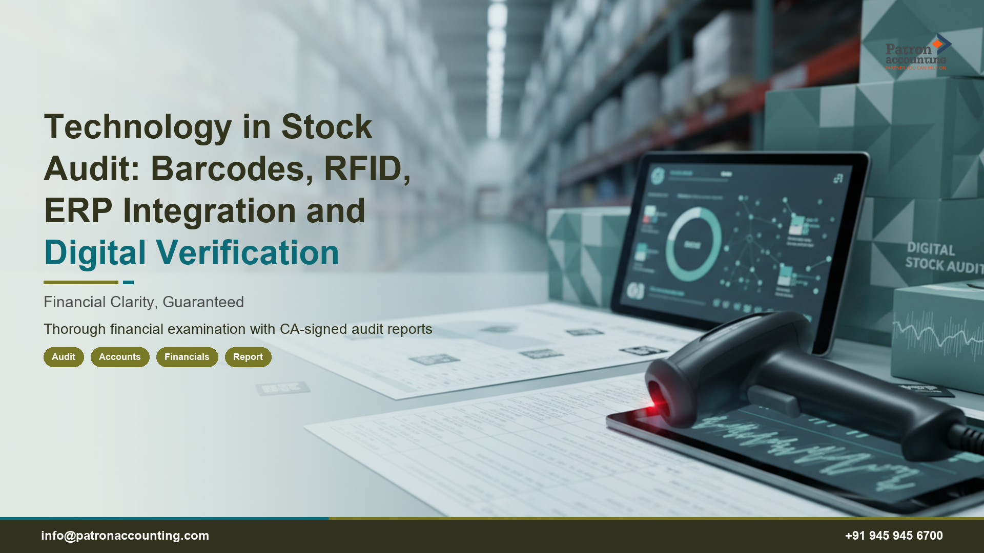 Technology in Stock Audit: Barcodes, RFID, ERP Integration and Digital Verification