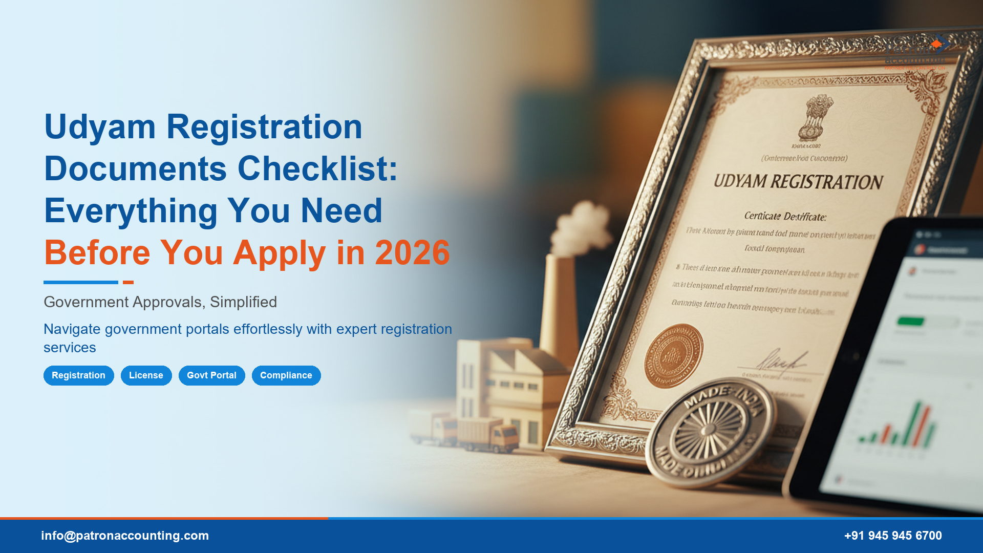 Udyam Registration Documents Checklist: Everything You Need Before You Apply in 2026