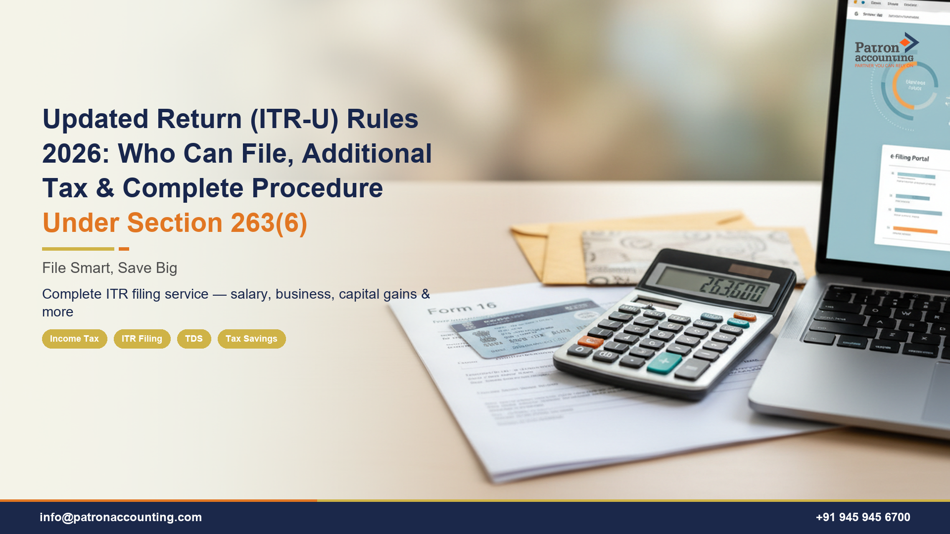 Updated Return (ITR-U) Rules 2026: Who Can File, Additional Tax & Complete Procedure Under Section 263(6)