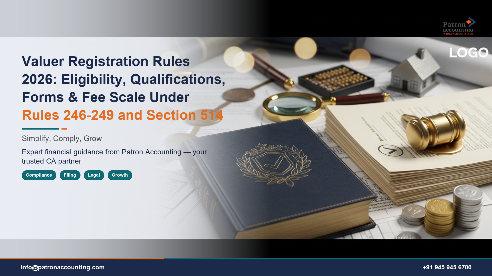 Valuer Registration Rules 2026: Eligibility, Qualifications, Forms & Fee Scale Under Rules 246-249 and Section 514