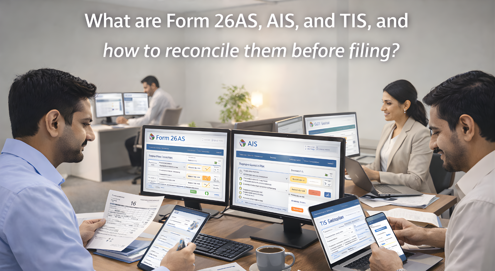 What are Form 26AS, AIS, and TIS, and how to reconcile them before filing?