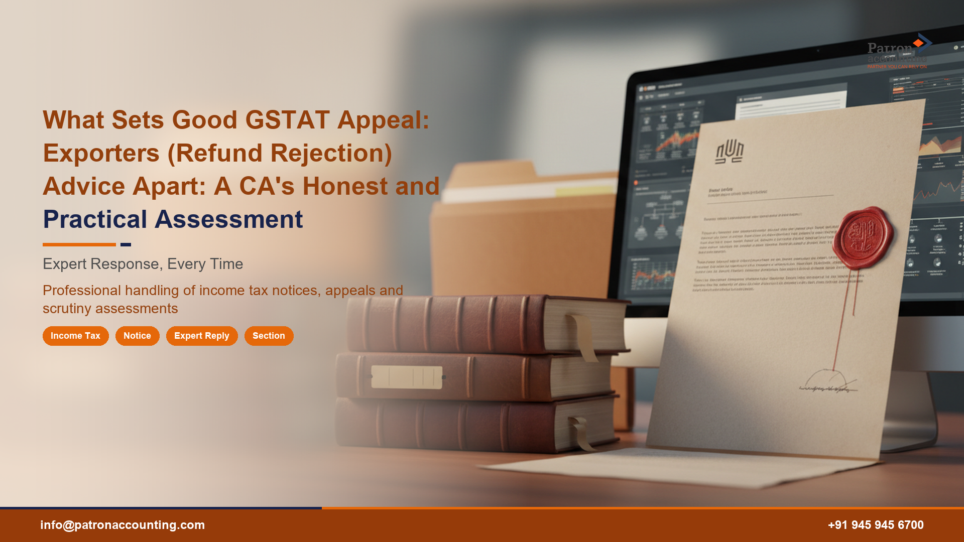 What Sets Good GSTAT Appeal: Exporters (Refund Rejection) Advice Apart: A CA's Honest and Practical Assessment