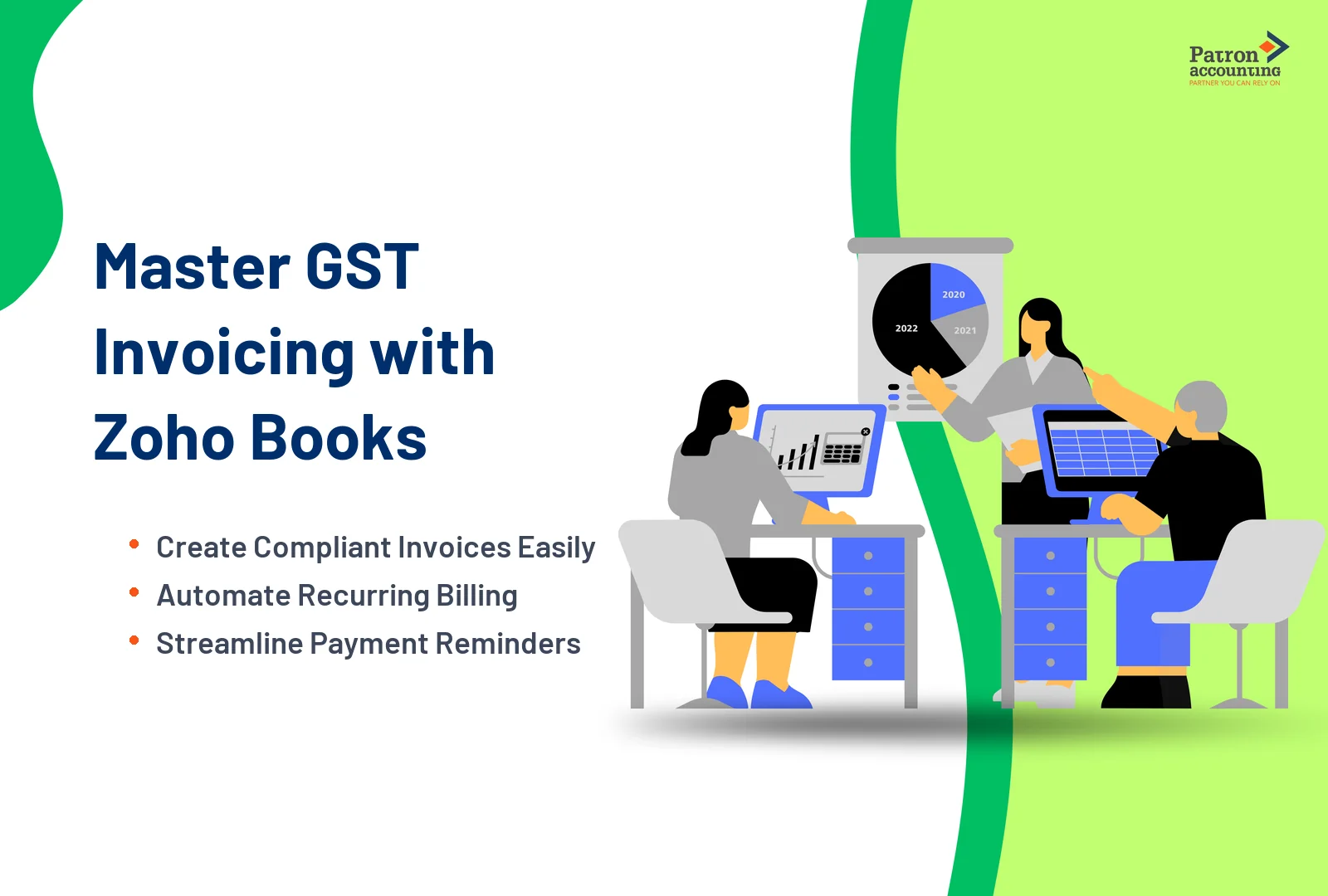 Zoho Books GST Invoicing: Create GST-Compliant Invoices, Recurring Bills and Reminders
